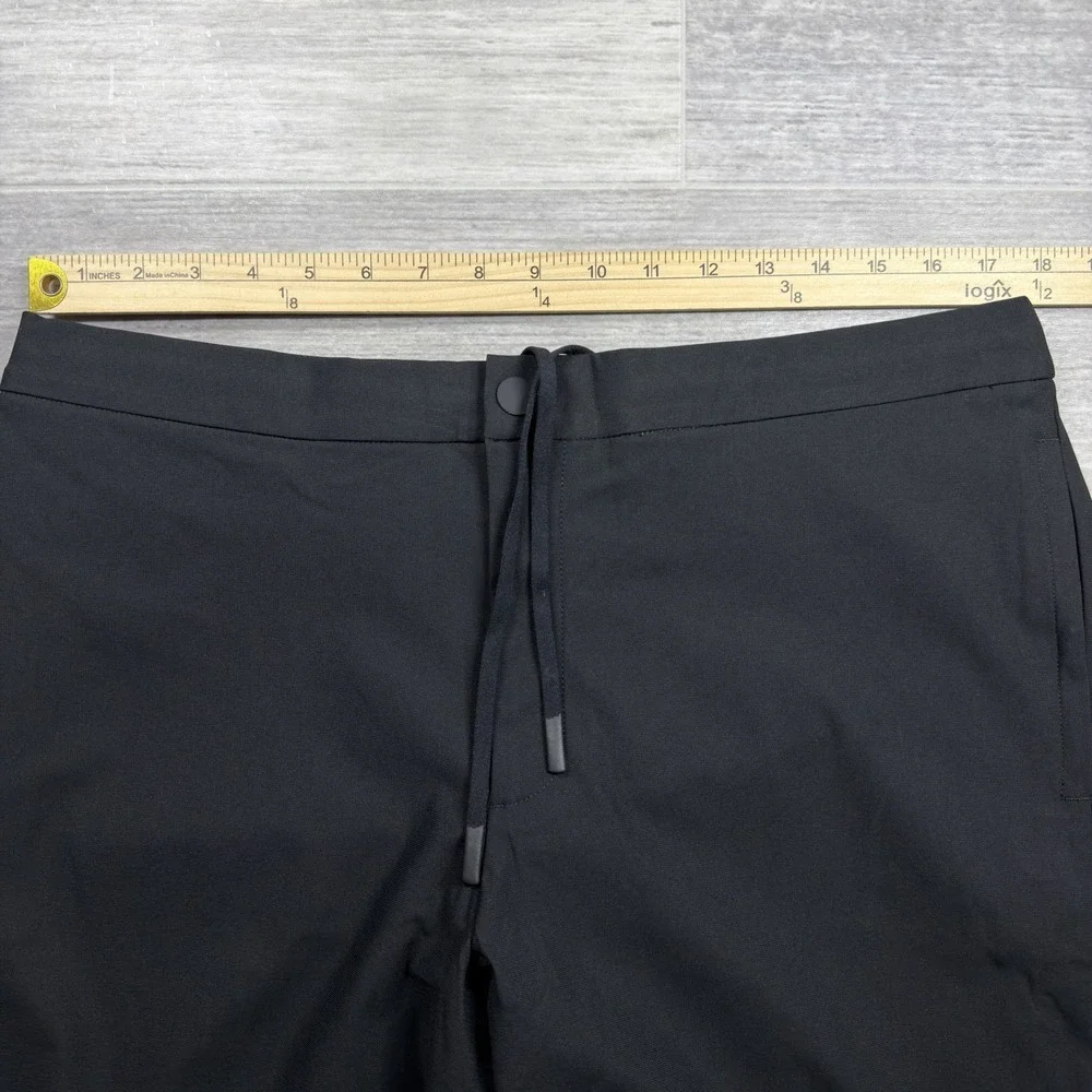 VRST Limitless Pants Men's XL Pure Black Slim Taper Drawstrings Performance NWT